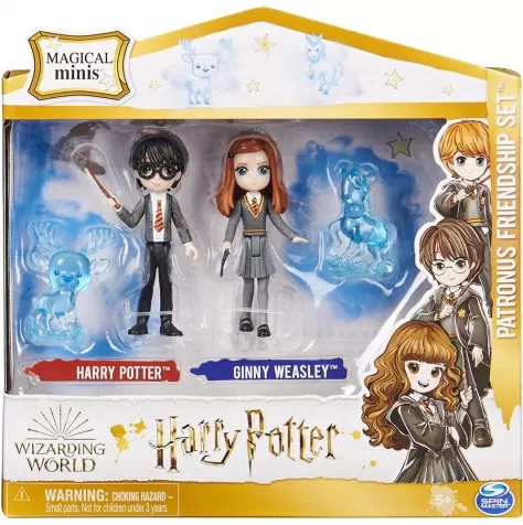 harry potter - set amicizia harry e ginny - small doll 8cm articolata