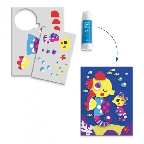 gli amici del mare - kit creativo con 6 attivita