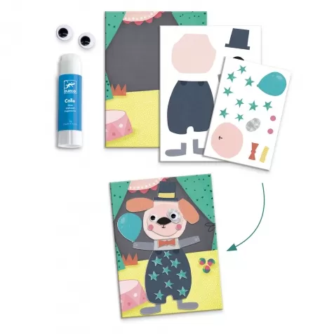 gli animali e le loro casette - kit creativo con 6 attivita: 2