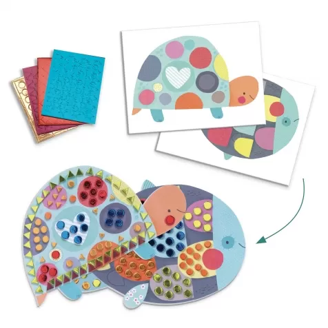 gli animali e le loro casette - kit creativo con 6 attivita: 3