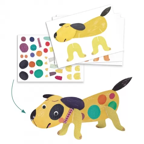 gli animali e le loro casette - kit creativo con 6 attivita: 5