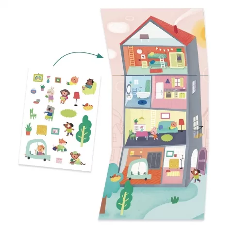 gli animali e le loro casette - kit creativo con 6 attivita: 7