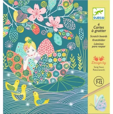 disegni da grattare - lo stagno: 1