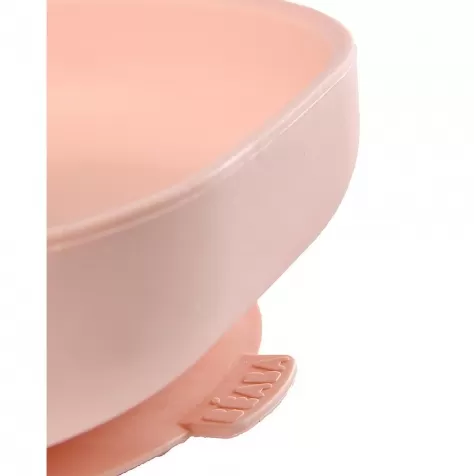 piatto con ventosa - silicone - rosa: 2