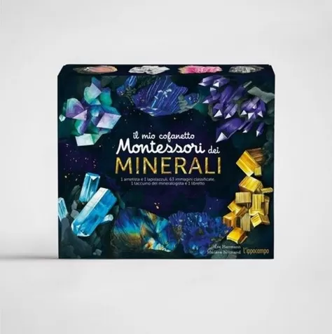 il mio cofanetto montessori dei minerali. ediz. a colori. con gadget