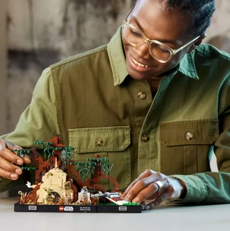75330 - diorama addestramento jedi su dagobah