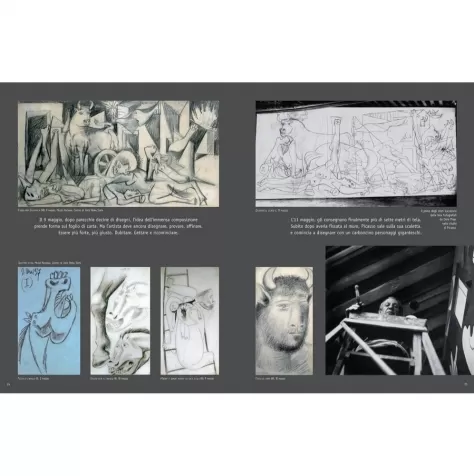 e picasso dipinge guernica. ediz. illustrata