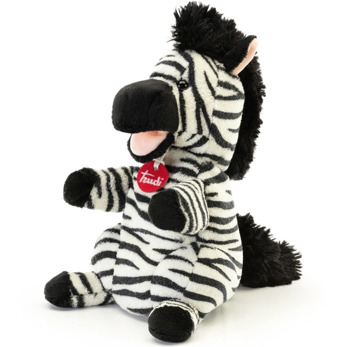 marionetta zebra - peluche 30cm