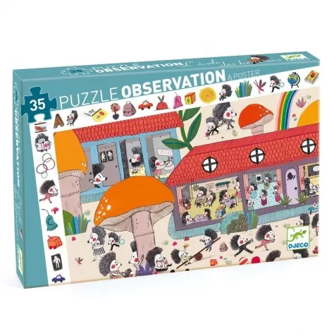 la scuola dei ricci - observation puzzle 35 pezzi: 1