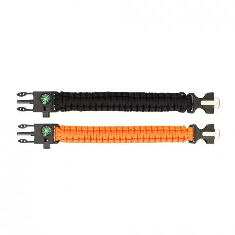 levenhuk labzz - bracciale nero con pietra focaia fl5