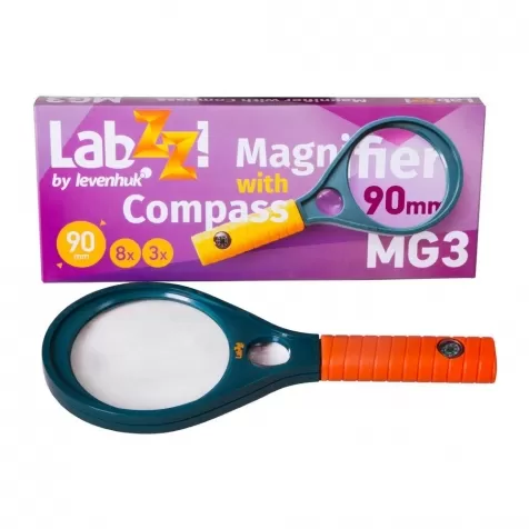 levenhuk labzz - lente d&rsquo;ingrandimento mg3 con bussola