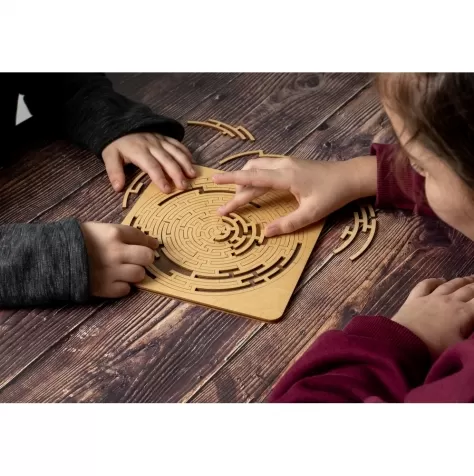 labyrinth puzzle - rompicapo manuale in legno: 3