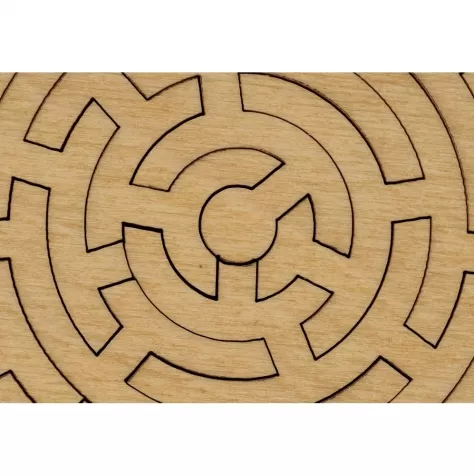 labyrinth puzzle - rompicapo manuale in legno