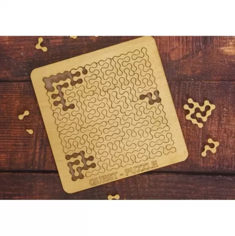 quest puzzle - rompicapo manuale in legno: 1