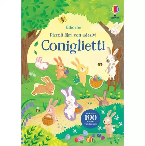 coniglietti. piccoli libri con adesivi. ediz. a colori