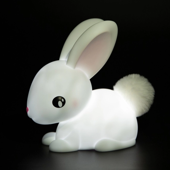 coniglietto - luce notturna con batterie ricaricabili