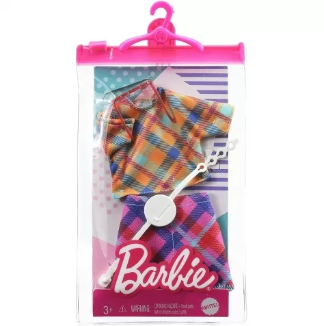 barbie doppio look - vestito quadri
