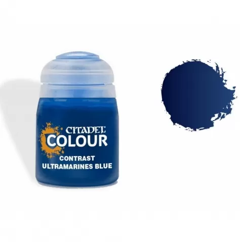 contrast: ultramarines blue - boccetta di colore acrilico 18ml