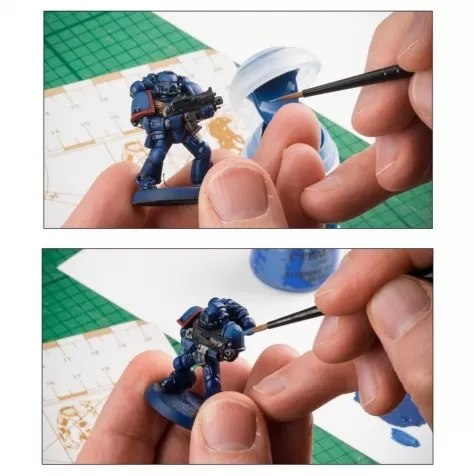 citadel medium layer brush - pennello per colori acrilici