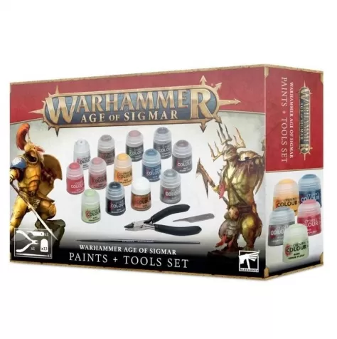 age of sigmar: paints + tools