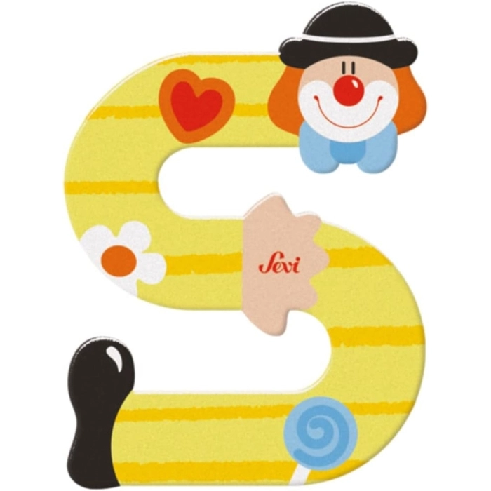lettera s - clown