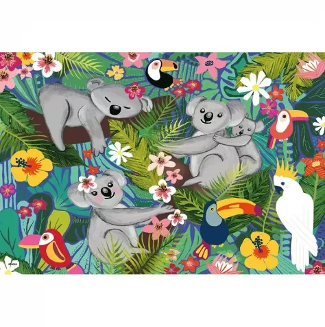 koala e bradipi - puzzle 2x24 pezzi