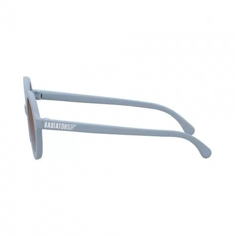 occhiali da sole euro round - blue mist - lenti ambra - 100% protezione uva e uvb 0-2