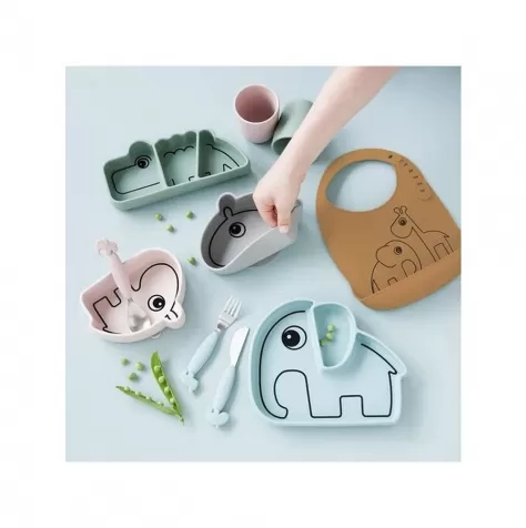 ciotola anti-scivolo stick&stay ozzo, rosa cipria