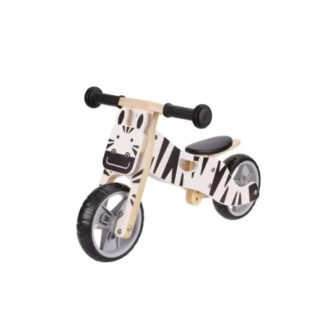 minibike 2 in 1 in legno - zebra
