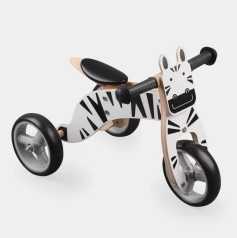 minibike 2 in 1 in legno - zebra: 2