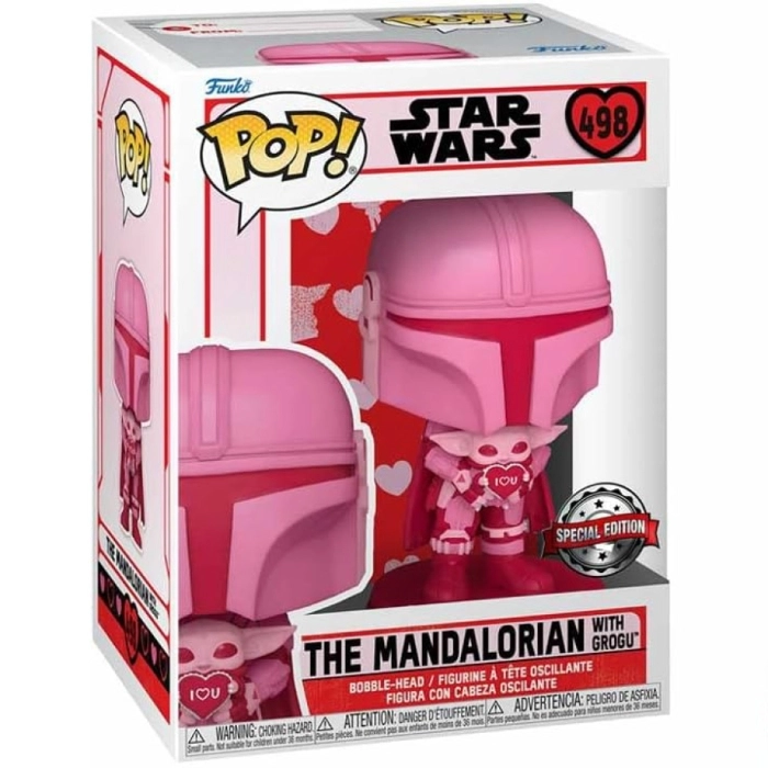 star wars - the mandalorian - edizione speciale san valentino - funko pop 498: 1