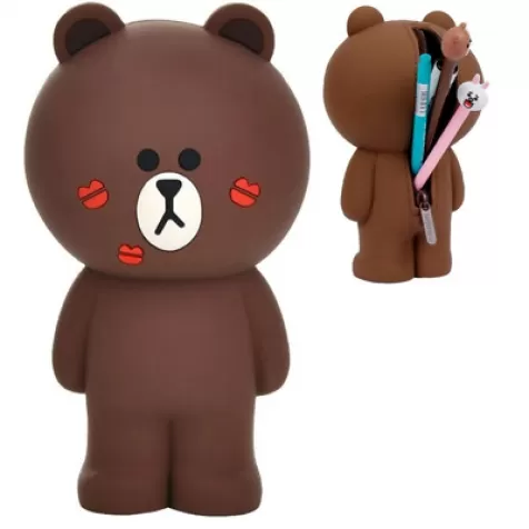 LINE FRIENDS Astuccio 3d Soft Touch Line Friends - Orso Baci a 24,99 €