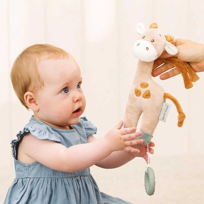 mini carillon luna la giraffa coccolona - peluche 20cm: 2