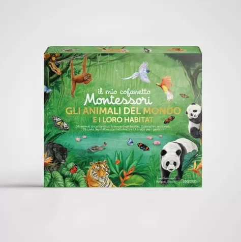 il mio cofanetto montessori - gli animali del mondo e il loro habitat