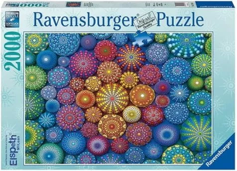 arcobaleni mandala - puzzle 2000 pezzi: 1
