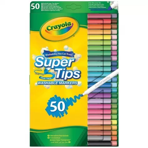 50 pennarelli superpunta lavabili