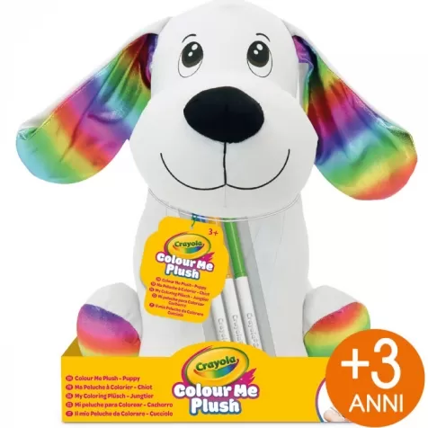 color 'n' plush cucciolo di cane peluche da colorare lavabile