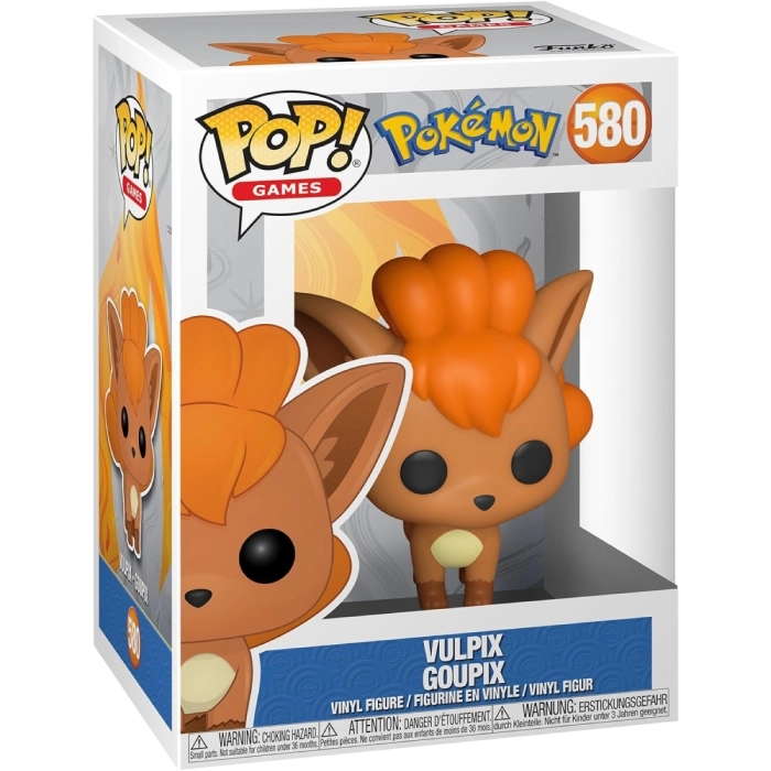 pokemon - vulpix 9cm - funko pop 580