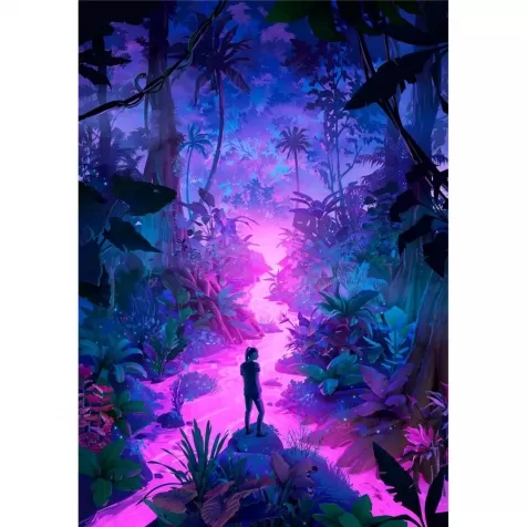 neon forest - puzzle 1000 pezzi