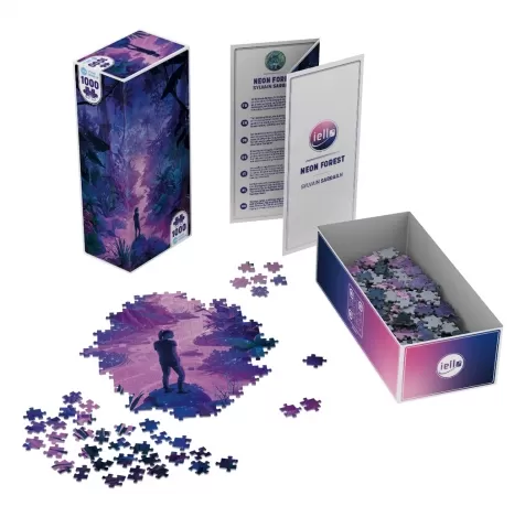 neon forest - puzzle 1000 pezzi