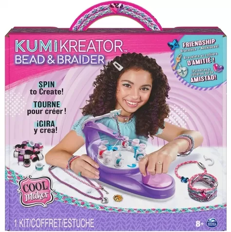 kumikreator 2 in 1 - macchina crea braccialetti 3 in 1