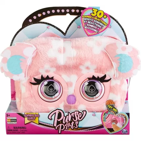 purse pets - borsetta interattiva print perfect fiorellini rosa