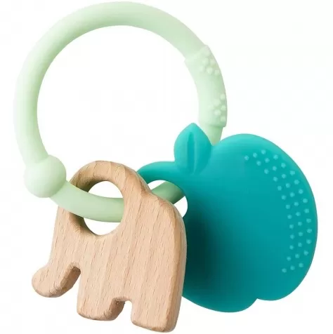 massaggia gengive in silicone mela ed elefante