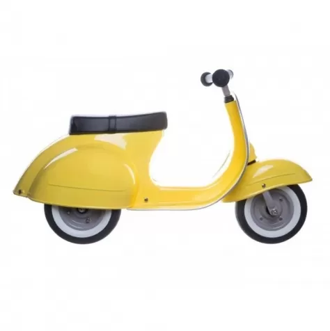 primo classic scooter cavalcabile in metallo - giallo: 1