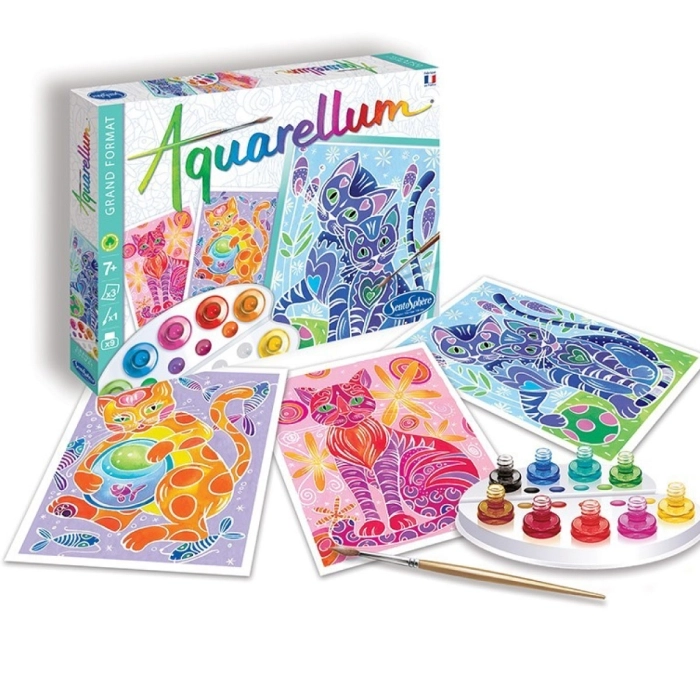aquarellum - gatti: 2