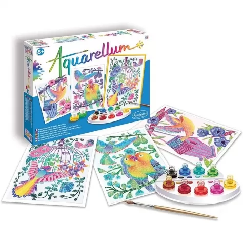 aquarellum - uccelli in volo
