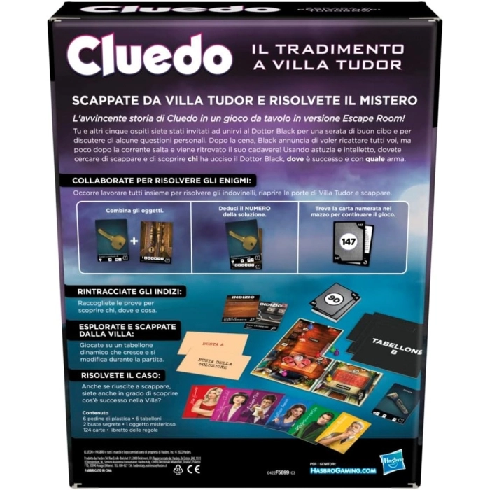 cluedo escape - il tradimento a villa tudor