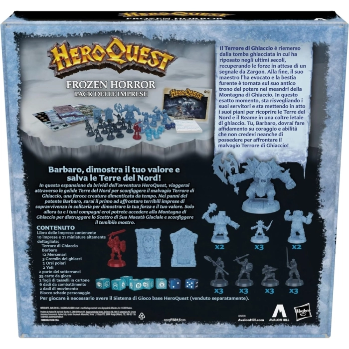 heroquest - frozen horror - ed. 2022
