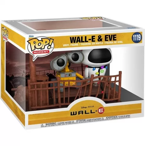 disney-pixar: wall-e - wall-e & eve - funko pop! 1119