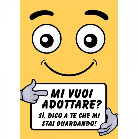 mi vuoi adottare? si dico a te che mi stai guardando !